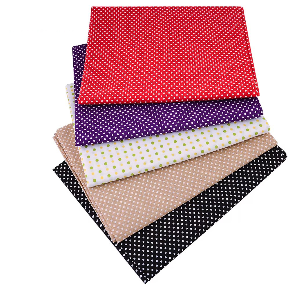 Home Textiles And Decor - 50X150CM White Orange Polka Dot Printed