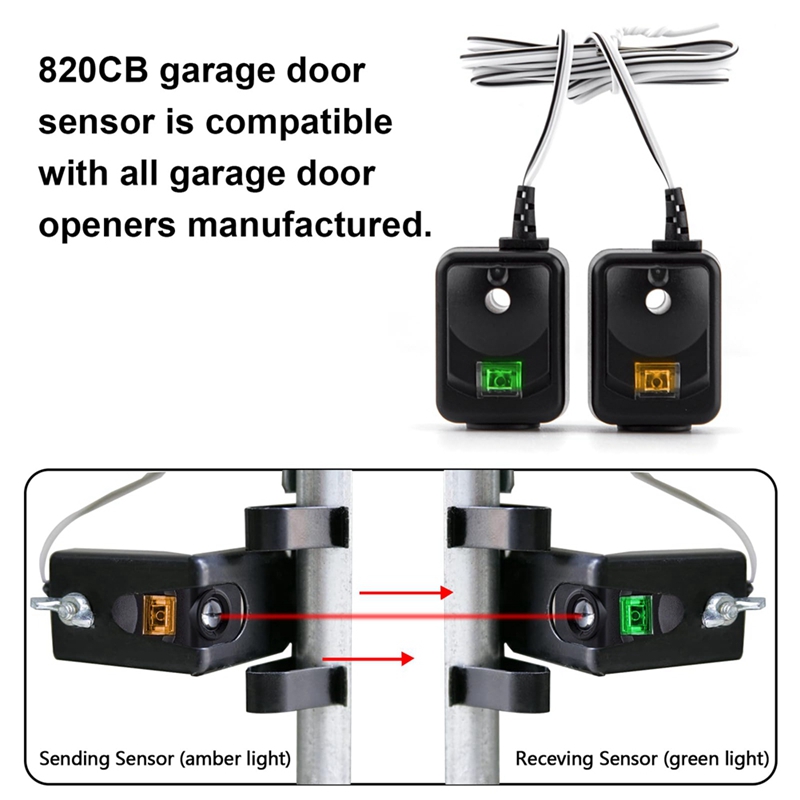 820CB Garage Door Safety Senso - P & C Home Textiles Usa reseña y precio