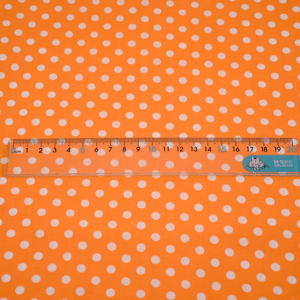 50X150CM White Orange Polka Do - Home Textiles And Decor reseña y precio