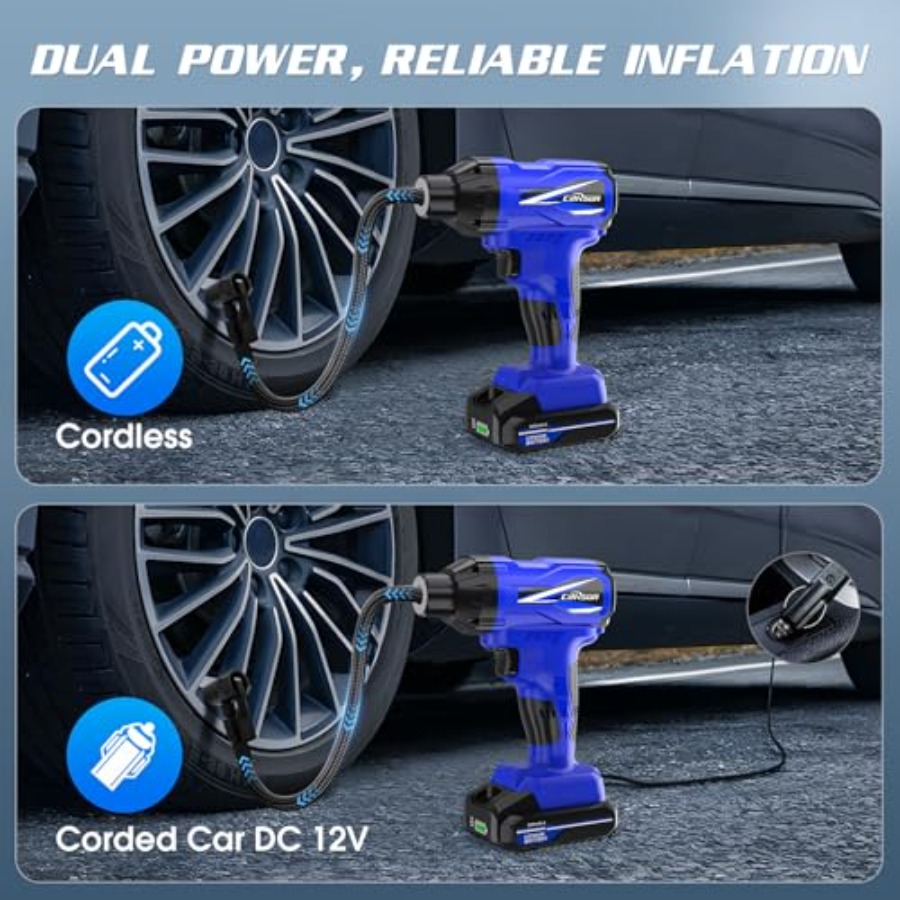 Tire Inflator Portable Air Com - P & C Home Textiles Usa reseña y precio