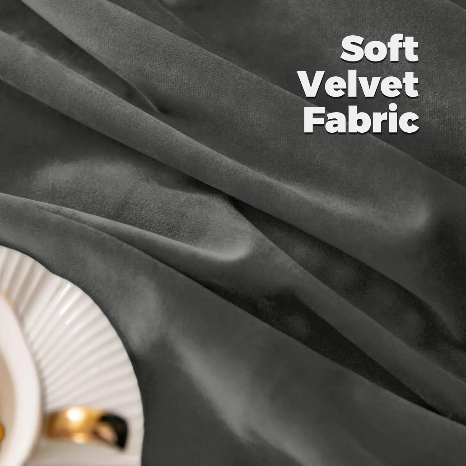 1/2M Velvet Fabric 14Colors Dl - Home Textiles And Decor reseña y precio