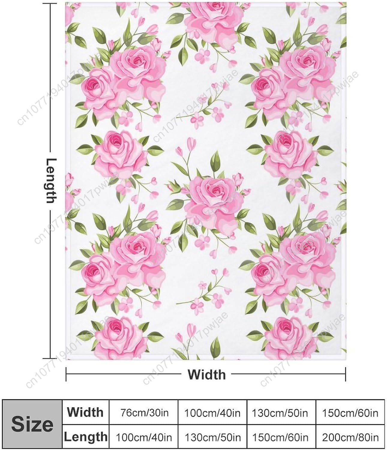 Pink Flower Throw Blanket Flor - Home Textiles And Decor reseña y precio
