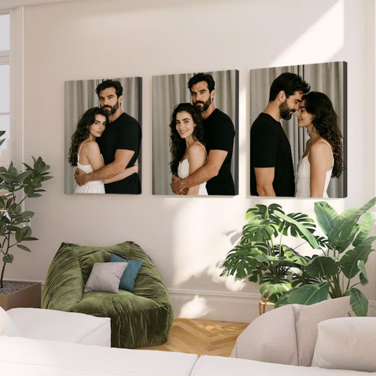 Set of 3 Custom Photo Decor Pi - Home Textiles And Decor reseña y precio