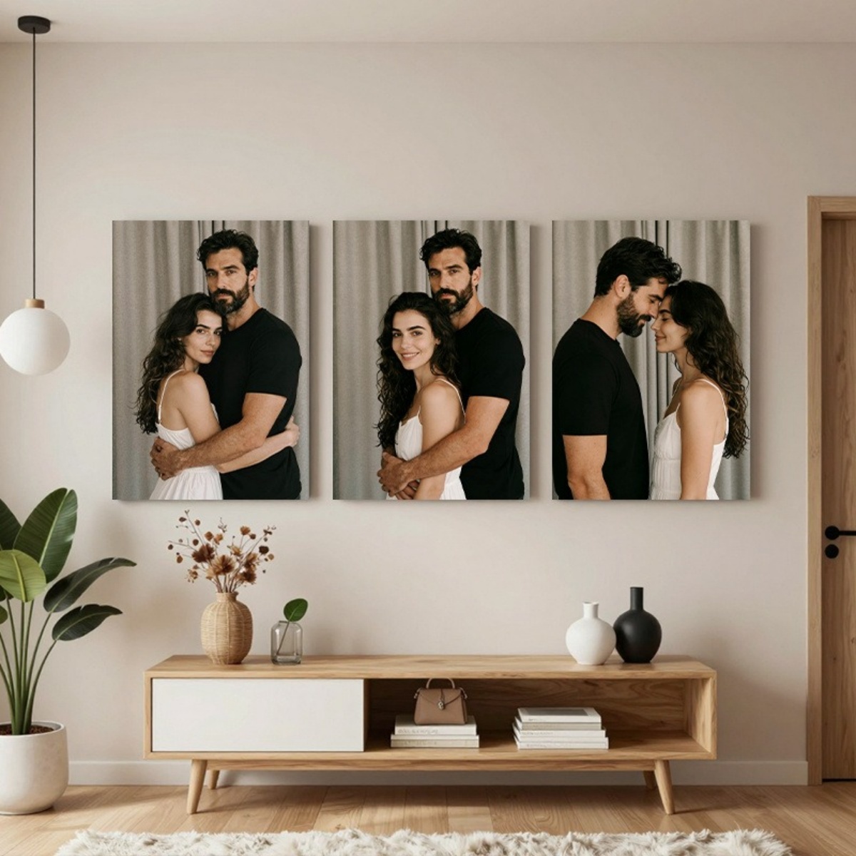 Set of 3 Custom Photo Decor Pi - Home Textiles And Decor reseña y precio