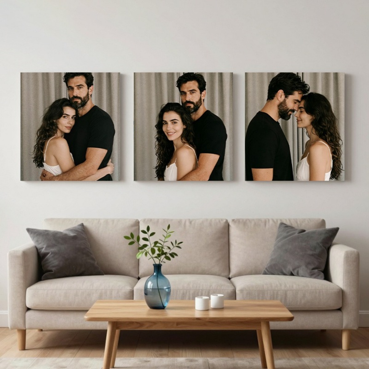 Set of 3 Custom Photo Decor Pi - Home Textiles And Decor reseña y precio