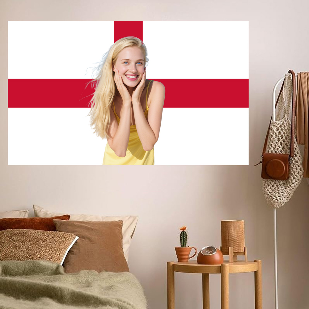 1pc 2D FLAT Personalize Englan - Home Textiles And Decor reseña y precio