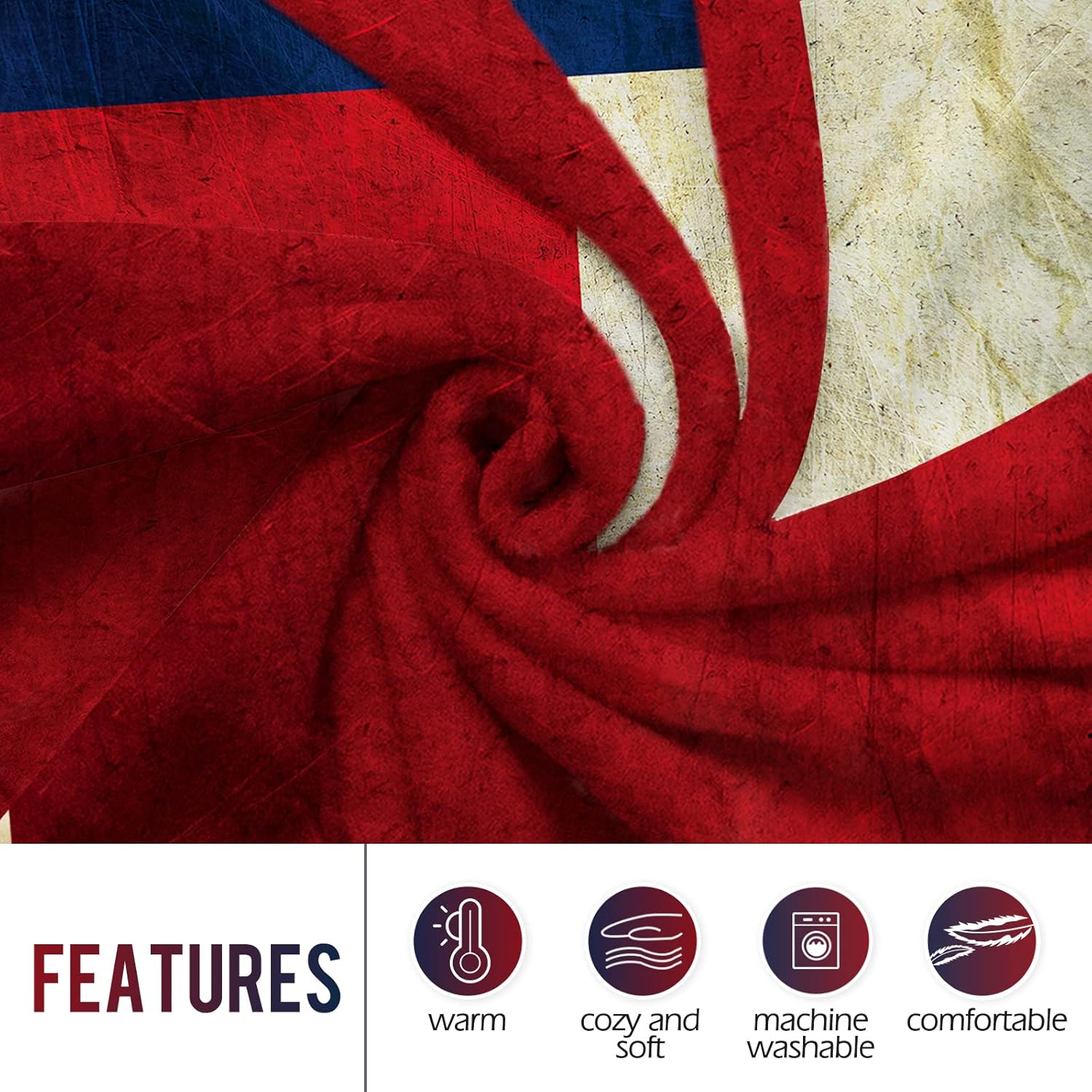 Levens Texas Flag Throw Blanke - Home Textiles And Decor reseña y precio