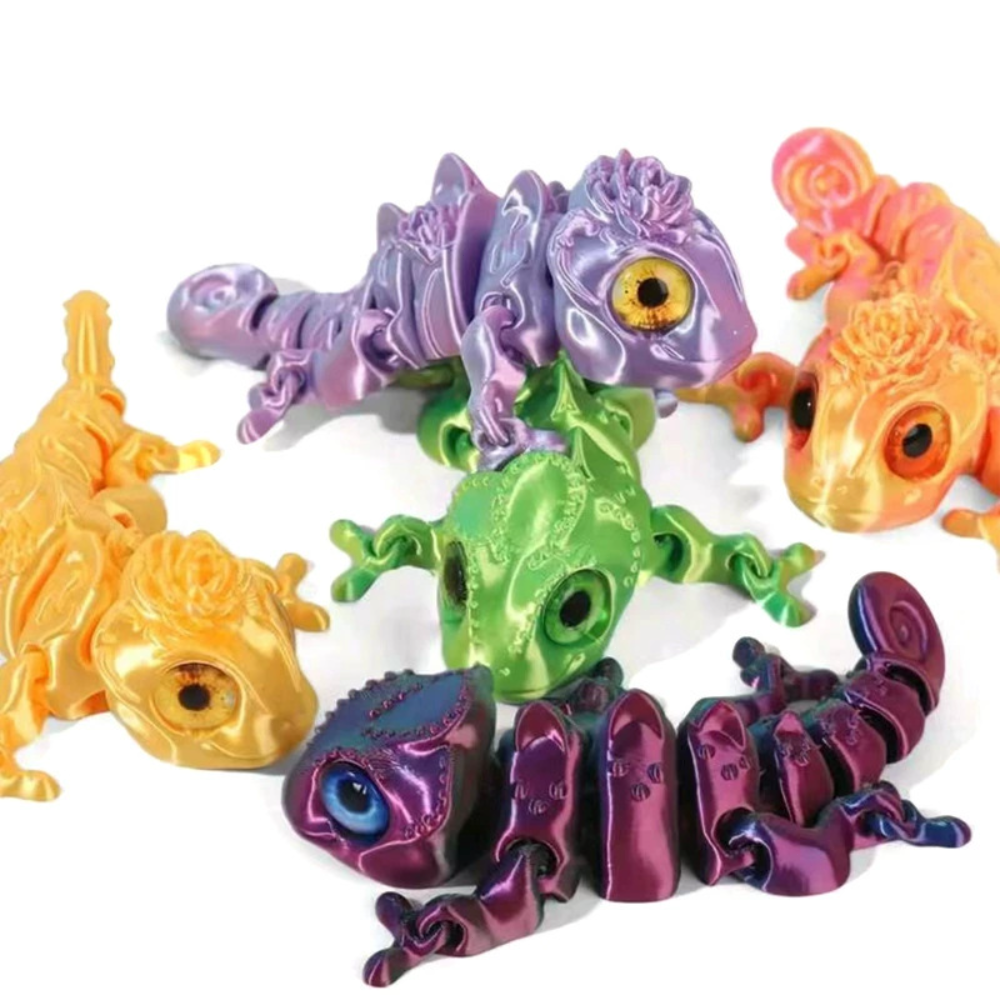 3D Printing Chameleon Figures  - Xt Home Textiles reseña y precio