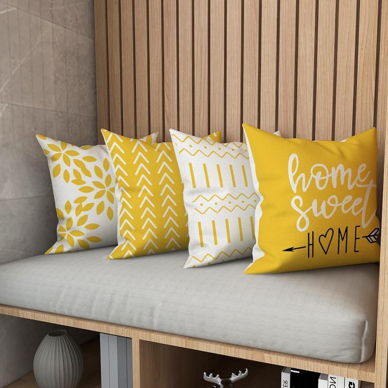Geometric Pattern Pillow Case  - Home Textiles And Decor reseña y precio