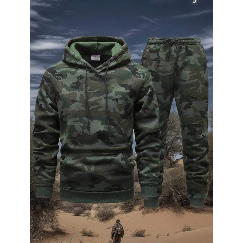 Camo Hooded Sport Set P 37287  - P & C Home Textiles Usa reseña y precio