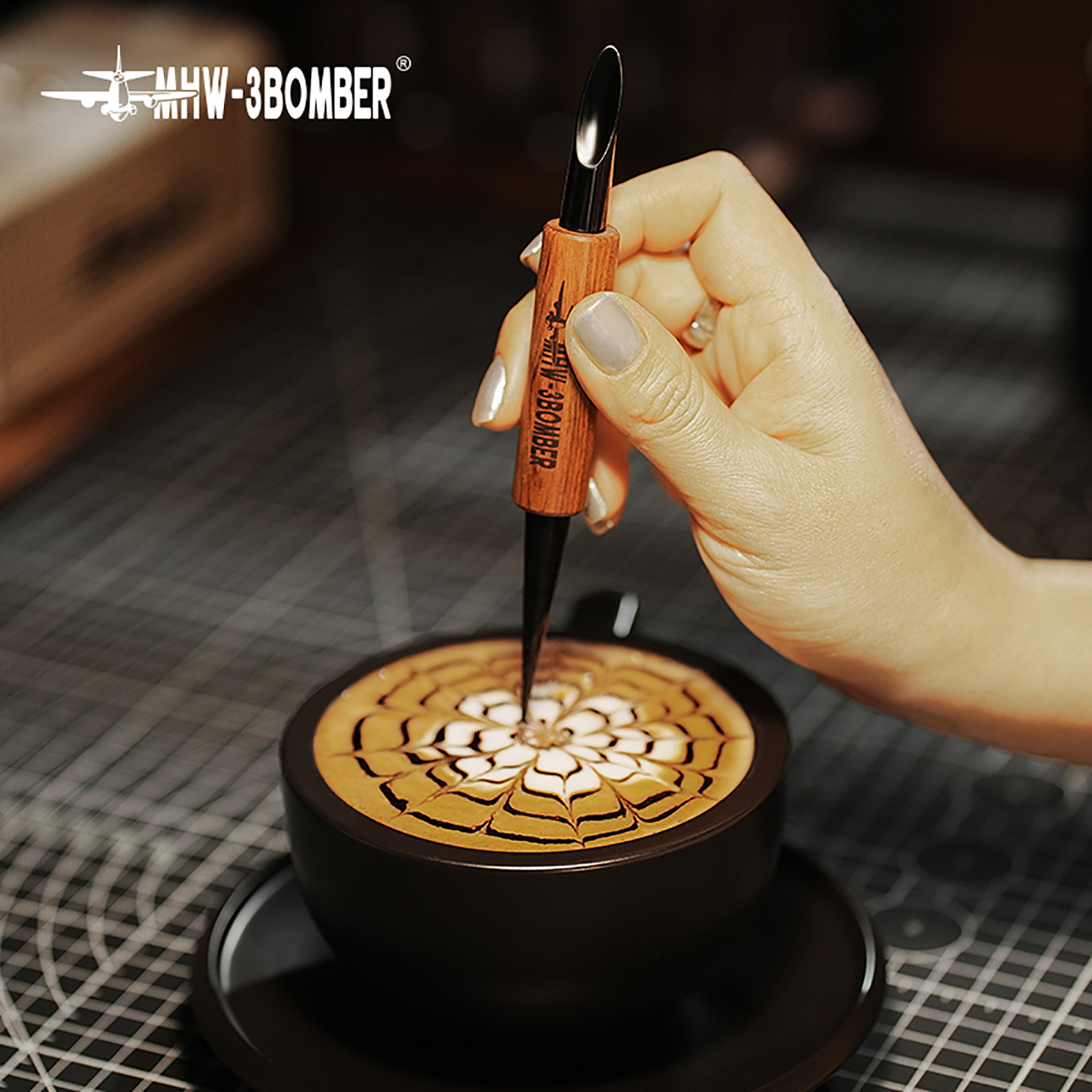 MHW-3BOMBER Espresso Art Latte - Xt Home Textiles reseña y precio