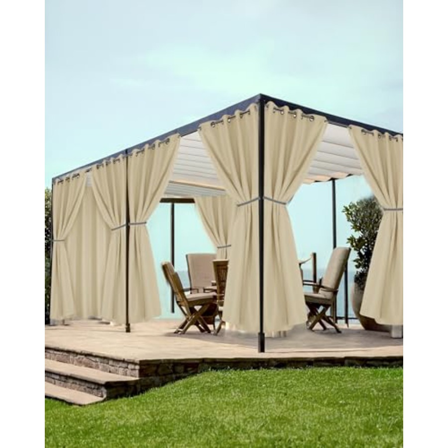 Outdoor Curtains for Patio: Wa - P & C Home Textiles Usa reseña y precio