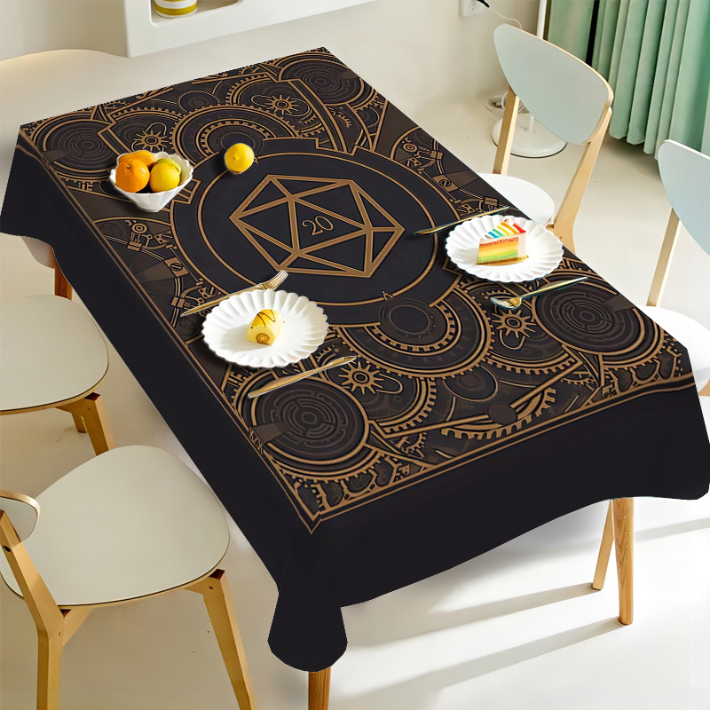 Steampunk Black Golden Gear Pa - Home Textiles And Decor reseña y precio