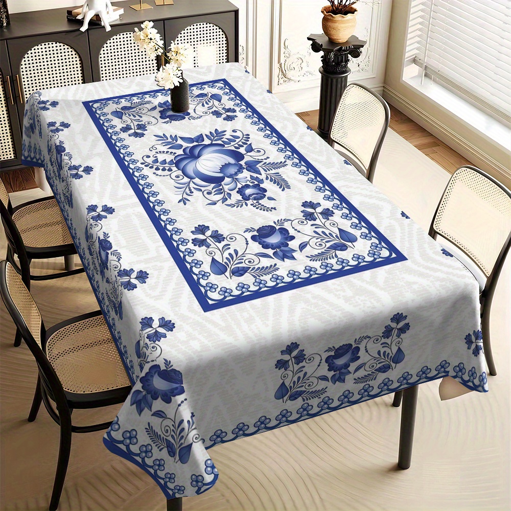 Country Style Square Tableclot - Home Textiles And Decor reseña y precio