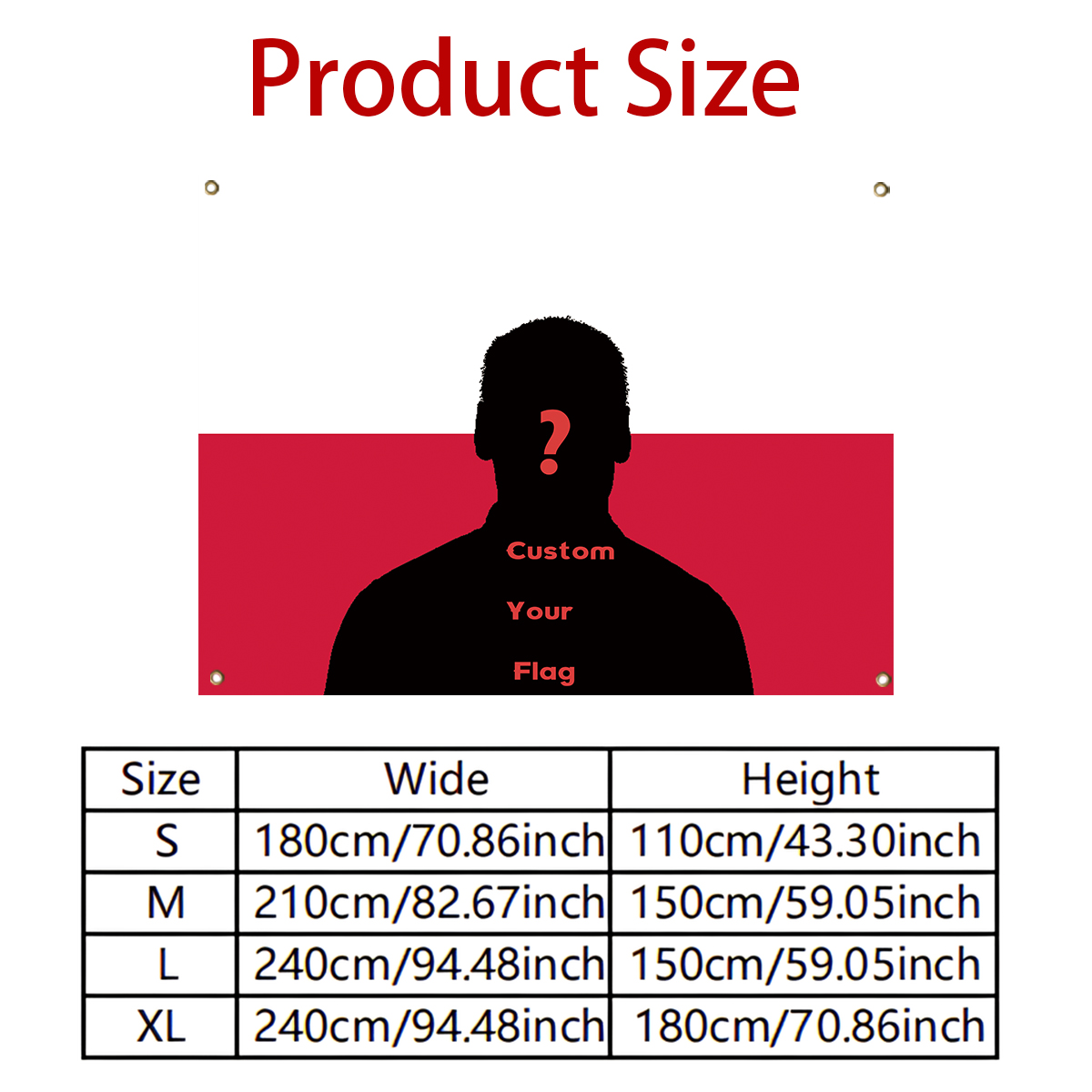 1Pc Custom Photo Polyster Flag - Home Textiles And Decor reseña y precio