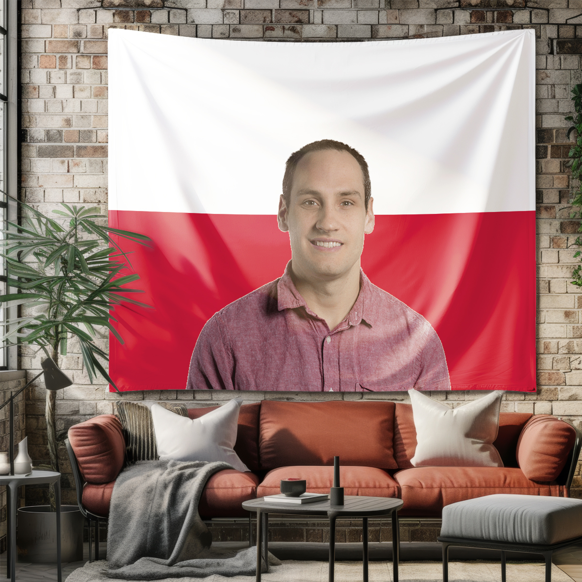 1Pc Custom Photo Polyster Flag - Home Textiles And Decor reseña y precio