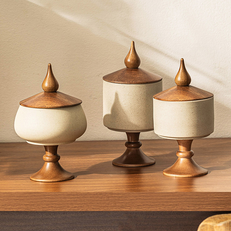 Retro Rough Pottery Storage Ta - Xt Home Textiles reseña y precio