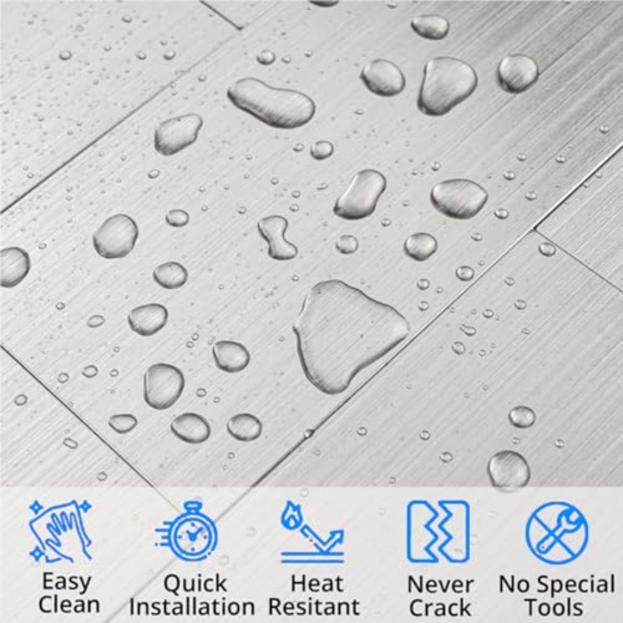 30-Piece Peel and Stick Metal  - P & C Home Textiles Usa reseña y precio