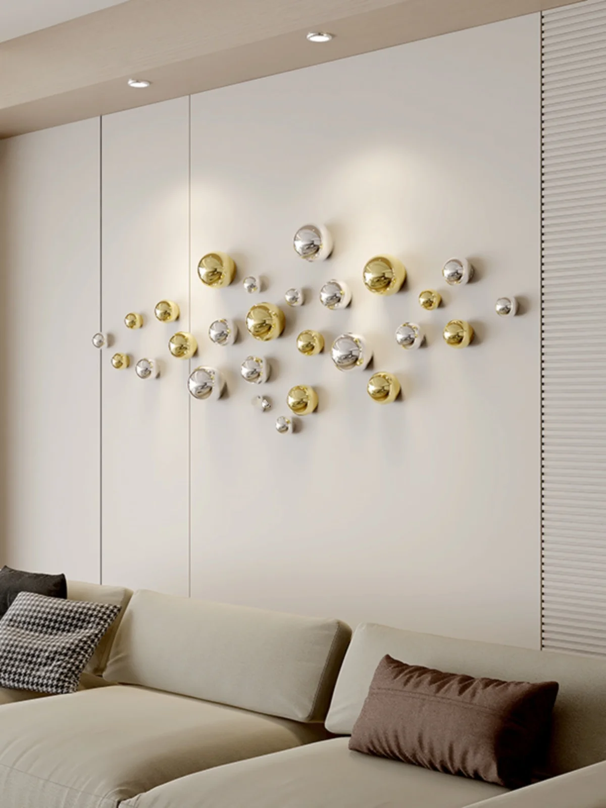 Wall Decor Imitation Stainless - Xt Home Textiles reseña y precio