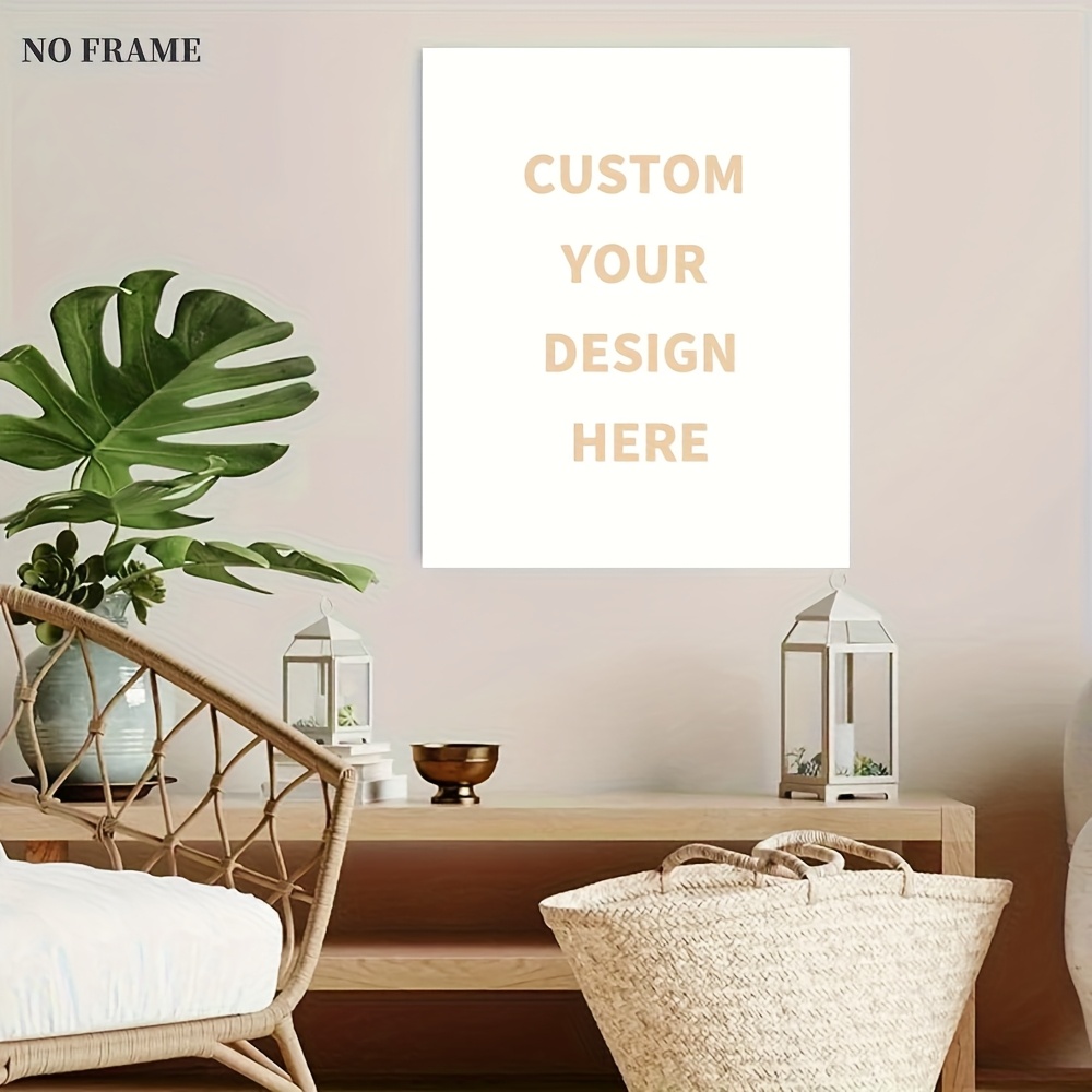 Custom Canvas Print with Your  - Home Textiles And Decor reseña y precio