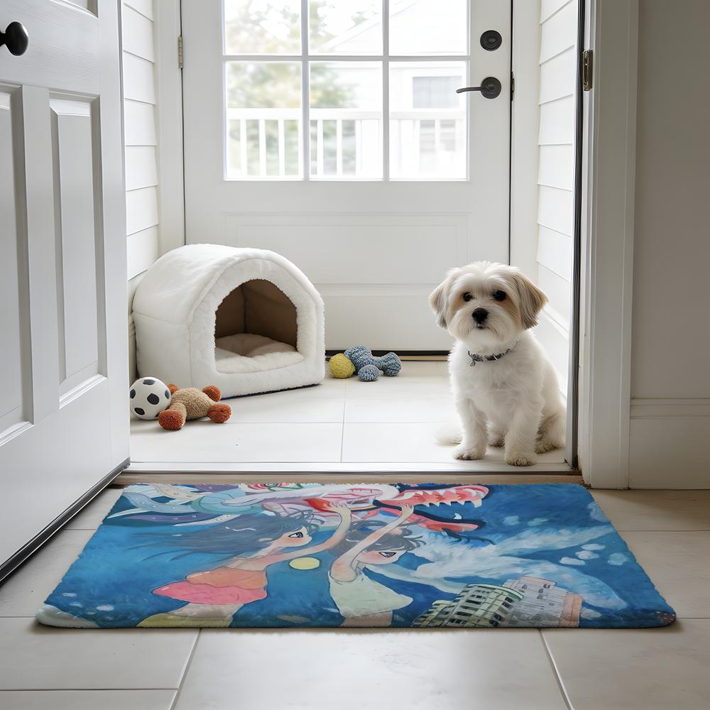 A-Aya Takano Anime Floor Mat F - Aya Home Textiles reseña y precio